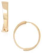 Belle Noel Modernista Hoop Earrings - Lyst