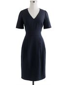 J.Crew Memo Dress in Pinstripe Super 120s - Lyst