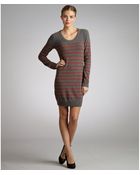 Rag & Bone Stripe Woolcashmere Putney Sweater Dress - Lyst
