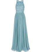 Elie Saab Beaded Top Silk Gown - Lyst