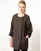 French Connection Cocoon Coat - Lyst