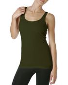 Michael Stars 2x1 Rib Boyfriend Tank - Lyst