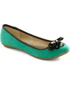 ModCloth Lady Lichen Flat - Lyst