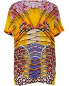 Mary Katrantzou Honeyrose Pencil Print Top - Lyst
