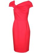 Valentino Fine Wool Bow Dress - Lyst