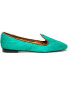 Avec Moderation Mare Calf Hair Dress Slippers - Lyst