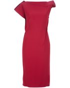 Lanvin Asymmetrical Dress - Lyst