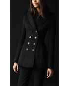Burberry Prorsum Wool Cashmere Tailored Coat - Lyst