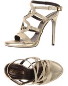 Roberto Cavalli Platform Sandals - Lyst