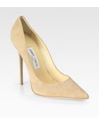 Jimmy Choo Anouk Suede Pumps - Lyst