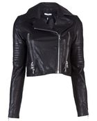 J Brand Aiah Leather Biker Jacket - Lyst