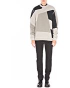 Alexander Wang Shattered Intarsia Knit Sweater - Lyst
