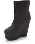 Cheap Monday Monolit Zip Booties - Lyst