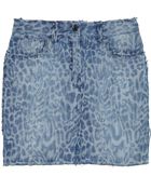 Dolce & Gabbana Denim Jacquard Mini Skirt - Lyst