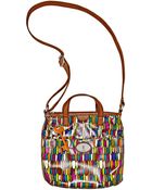 Fossil Vintage Keyper Coated Canvas Crossbody Bag - Lyst