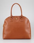 Tory Burch Robinson Dome Satchel - Lyst