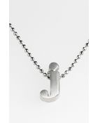Alex Woo Little Letters Pendant Necklace - Lyst