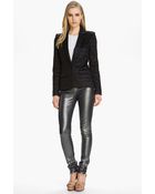 Alice + Olivia Elyse Stretch Cotton Blazer - Lyst