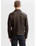 Banana Republic Four Pocket Leather Jacket - Lyst