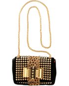 Christian Louboutin Mini Sweet Charity Spikes Bag - Lyst