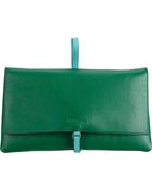 Jil Sander Foldover Clutch - Lyst