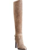 Lanvin Side Buckle Boot - Lyst