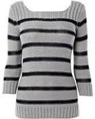 Oasis Breton Stripe Lame Top - Lyst