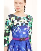 Oscar de la Renta Faceted Jewel Belt - Lyst