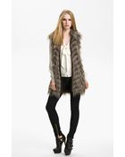 Rachel Zoe Marianne Ii Faux Fur Vest - Lyst