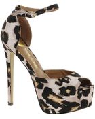 River Island Empira 2 Part Peeptoe Court Shoes - Lyst
