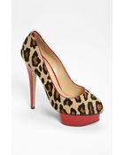 Charlotte Olympia Leopard Pump - Lyst