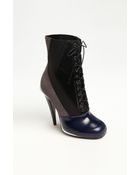 Fendi Victorian Laceup Boot - Lyst