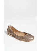 Frye Carson Ballet Flat - Lyst
