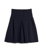 T By Alexander Wang Pleated Stretch Mini Skirt - Lyst