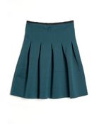T By Alexander Wang Pleated Stretch Mini Skirt - Lyst