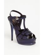 Saint Laurent Tribute Sandal - Lyst