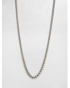 David Yurman Sterling Silver Chain Link Necklace - Lyst