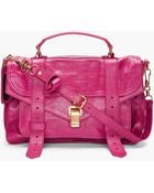 Proenza Schouler Ps1 Medium Purple Satchel - Lyst