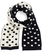 Brooks Brothers Wool and Cashmere Sweater Knit Scarf - Lyst