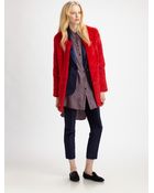 Elizabeth And James Bora Rabbit Fur Coat - Lyst