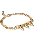 Asos Triple Spike Bracelet - Lyst
