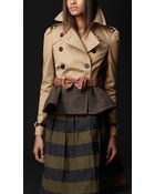 Burberry Prorsum Cotton Tweed Heritage Jacket - Lyst