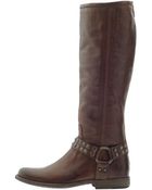 Frye Phillip Studded Harness Tall - Lyst