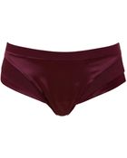 La Perla Ruby Silk Satin Hanami Shorts - Lyst
