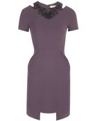 Matthew Williamson Caviar Crepe Tailoring Stepped Hem Dress - Lyst