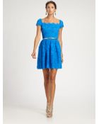 Oscar de la Renta Tulle Dress - Lyst