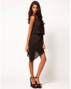 ASOS Collection Asos One Shoulder Dress with Drape - Lyst