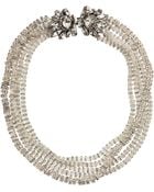 Erickson Beamon Crystal Multistrand Square Rondelle Necklace - Lyst