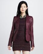 Rachel Zoe Daphne Leather Blazer - Lyst
