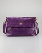 Tory Burch City Foldover Messenger Bag - Lyst